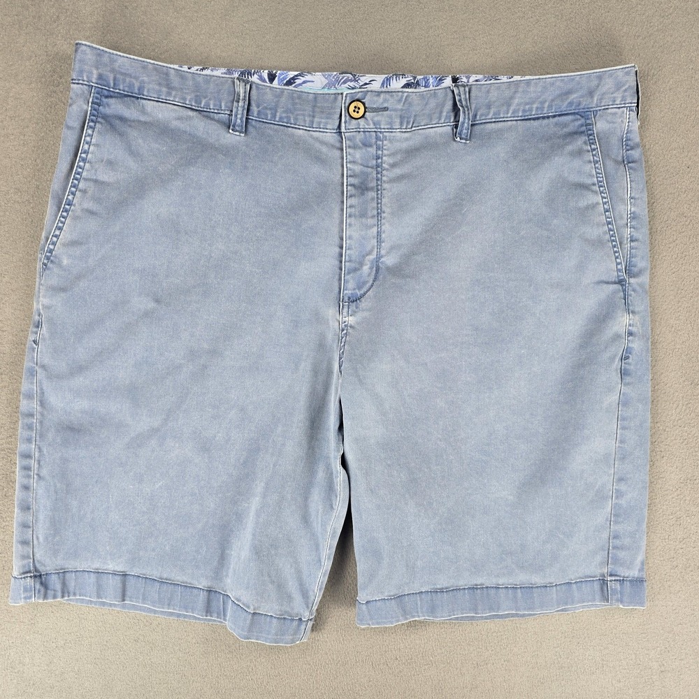 Tommy Bahama Shorts Mens 42 Blue Stretch Chino 10 Inch Inseam Summer Casual